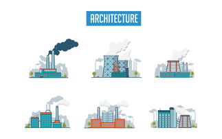 手繪卡通形象工廠效果圖插畫設(shè)計(jì)ai矢量圖圖片 ai素材下載 插畫元素大全 編號(hào) 18448566